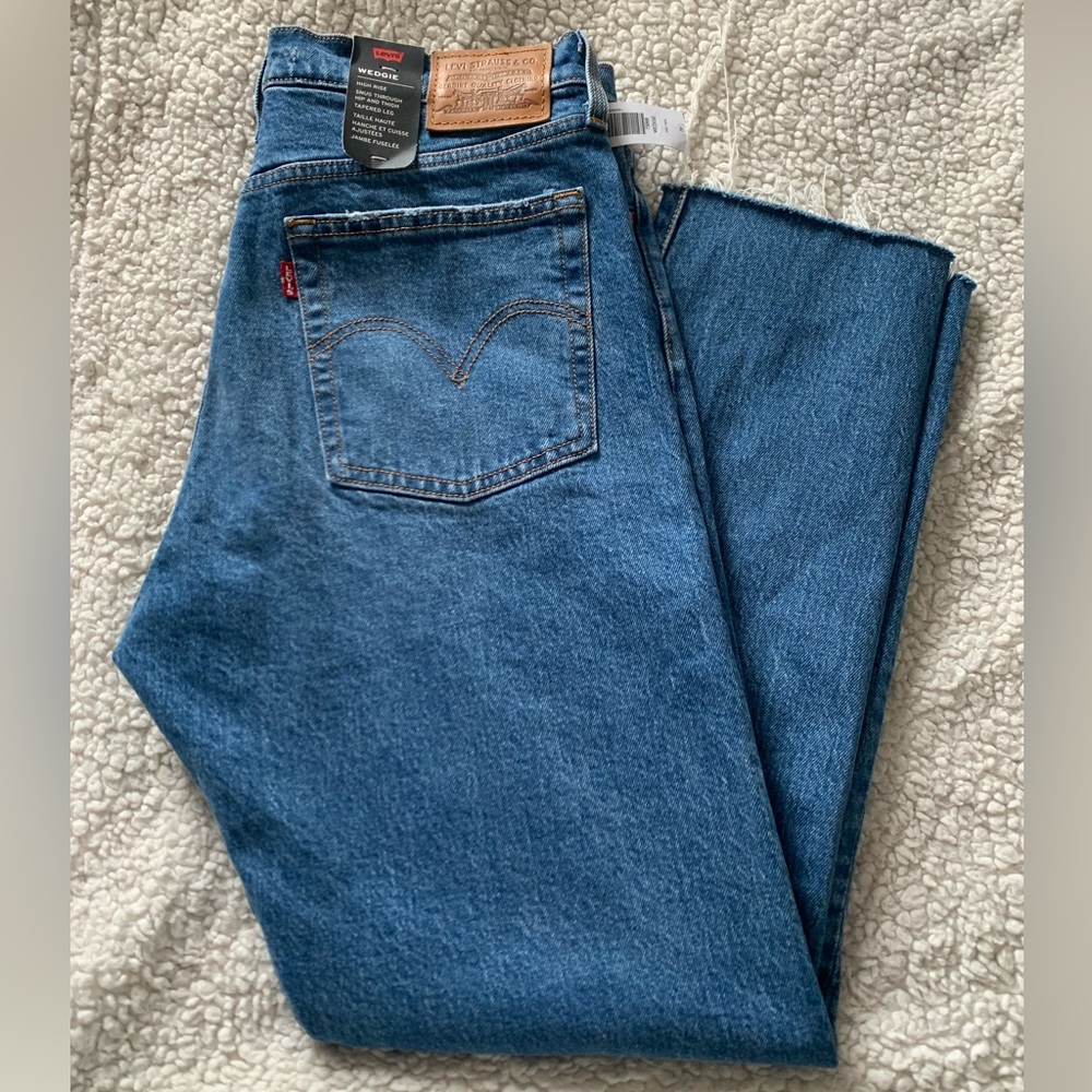 Levi's Wedgie Fit High Rise Jeans (29)